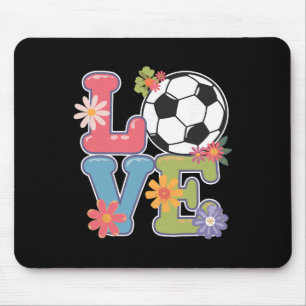 Cool Soccer Art For Women Teen Girls Goalie Soccer Mouse Pad