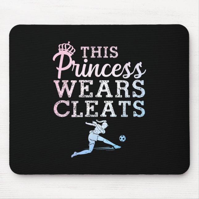 Cool Soccer Art For Women Teen Girls Goalie Soccer Mouse Pad (Front)