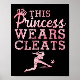 Cool Soccer Art For Women Teen Girls Goalie Soccer Poster