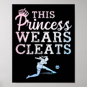 Cool Soccer Art For Women Teen Girls Goalie Soccer Poster