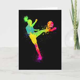 Cool Soccer Design For Women Girls Soccer Player S Card