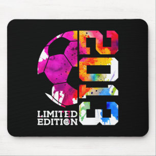 Cool Soccer Designs And Outfits 12th Birthday Girl Mouse Pad