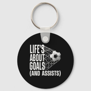 Cool Soccer For Men Women Soccer Lovers Player Foo Key Ring