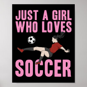 Cool Soccer For Women Girls Mum Soccer Player Coac Poster