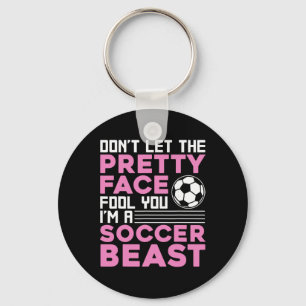 Cool Soccer For Women Teen Girls Soccer Lover Play Key Ring