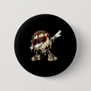 Cool Soccer Ice Cream Dab Dance Funny Melting Spor 6 Cm Round Badge