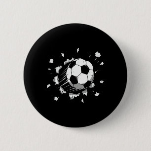Cool Soccer Ll Graphic Youth Soccer 6 Cm Round Badge