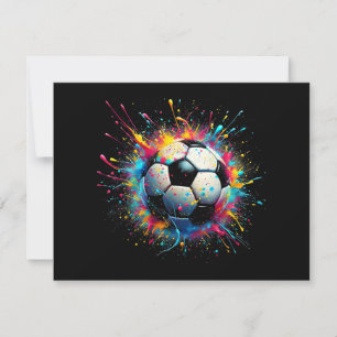Cool Soccer Player Sport For Boys Men Girls Women Save The Date