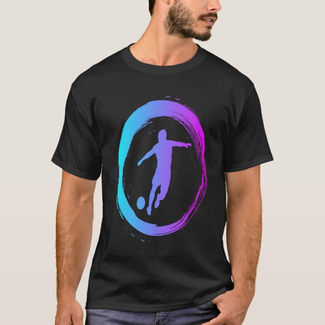 Cool soccer sports and hobby  1 T-Shirt (Front)