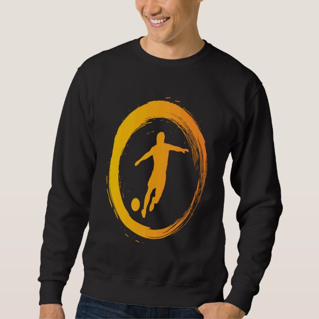 Cool soccer sports and hobby sweatshirt (Front)