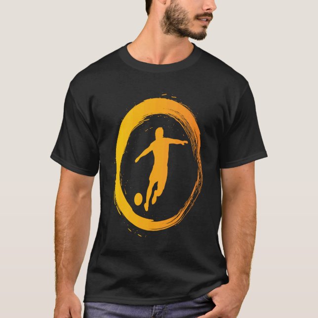 Cool soccer sports and hobby T-Shirt (Front)