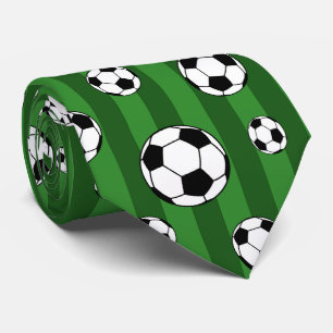 cool Soccer sports ball tiled Tie