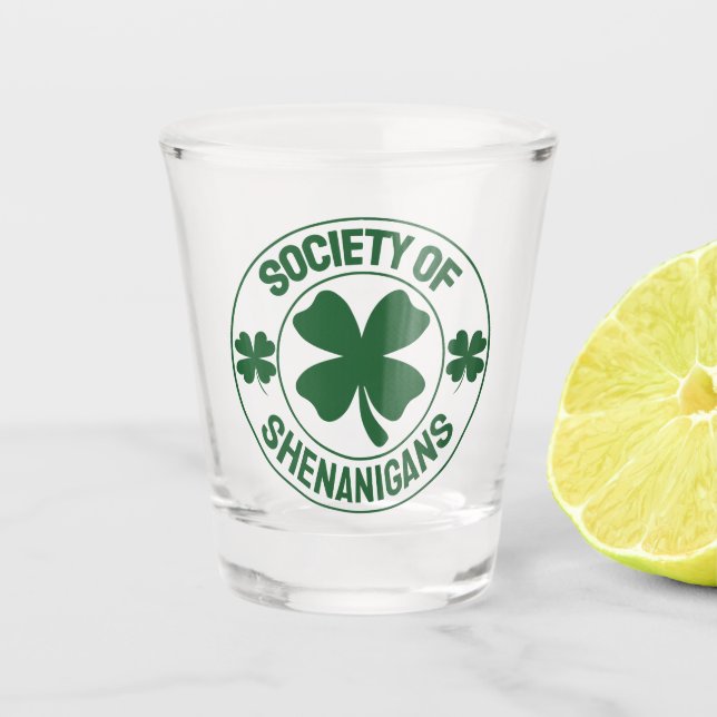 Cool Society of shenanigans - Shenaningan Squad Shot Glass (Front)