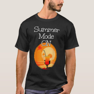 Cool Soft Drink with Summertime Mode On T-Shirt