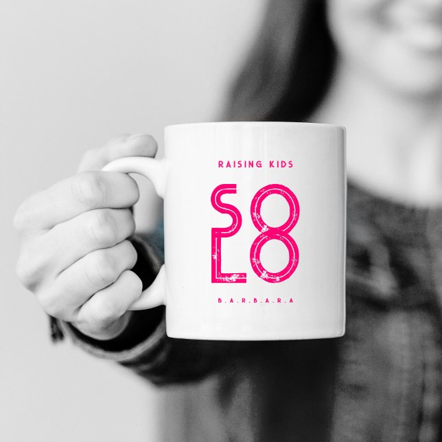Cool Solo Mum Strong Mum Single Mum Coffee Mug (Creator Uploaded)