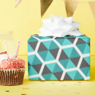 Cool Sophisticated Artistic Joyful Teen Birthday Wrapping Paper