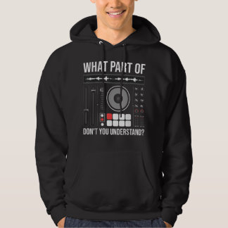 Cool Sound Engineer Art For Men Women DJ Mixing De Hoodie