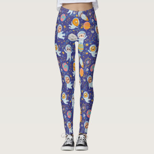 Cool Space Animals Leggings