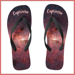 Cool Space Astrology Zodiac Thongs