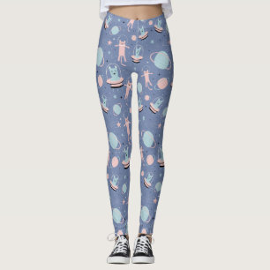 Cool Space Cats Leggings