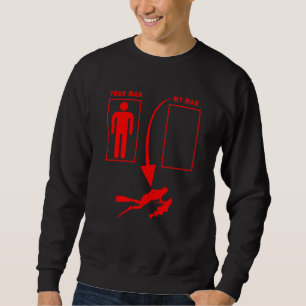Cool Spearfishing Women Funny Spearfisher Spear F Sweatshirt