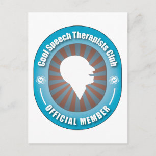 Cool Speech Therapists Club Postcard