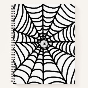 Cool Spider Web Spiral Notebook