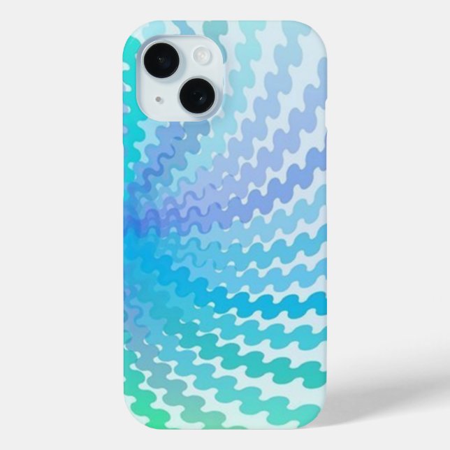 Cool Spiral Colours iPhone 15 Case (Back)