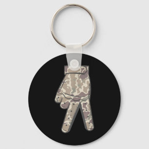 Cool Sport Baseball Home Plate Drip Drip Camo Bow Key Ring