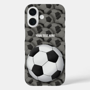 Cool Sport Soccer Football Gifts iPhone 16 Case