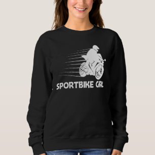 Cool Sportbike For Girls Kids Professional Motorcy Sweatshirt