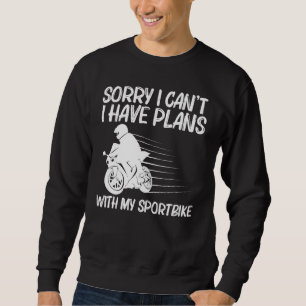 Cool Sportbike For Men Women Professional Motorcyc Sweatshirt