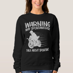 Cool Sportbike For Men Women Professional Motorcyc Sweatshirt