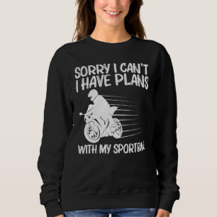 Cool Sportbike For Men Women Professional Motorcyc Sweatshirt