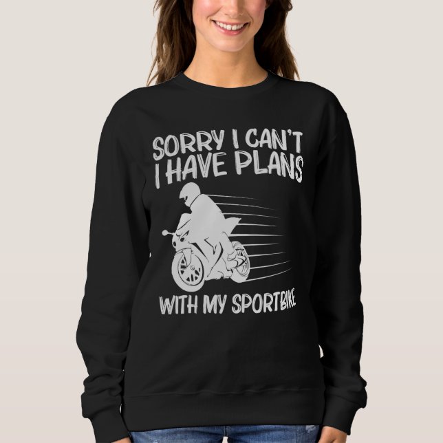 Cool Sportbike For Men Women Professional Motorcyc Sweatshirt (Front)