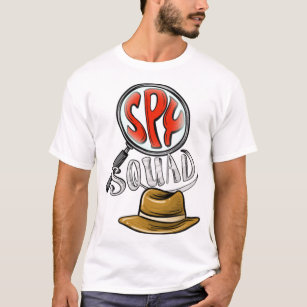Cool Spy Squad Kids  Funny Secret Agent Group C T-Shirt