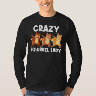 Cool Squirrel Art For Women Mum Chipmunk Prairie F T-Shirt