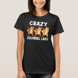 Cool Squirrel Art For Women Mum Chipmunk Prairie F T-Shirt