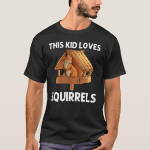 Cool Squirrel For Girls Kids Chipmunk Zookeeper An T-Shirt