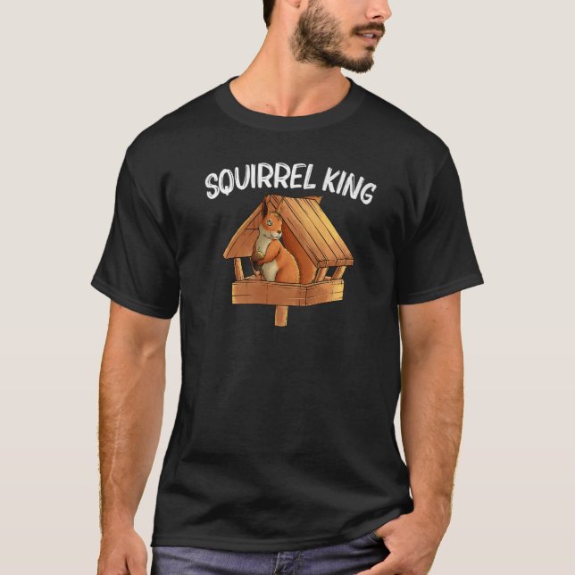 Cool Squirrel For Men Dad Chipmunk Zookeeper Anima T-Shirt (Front)