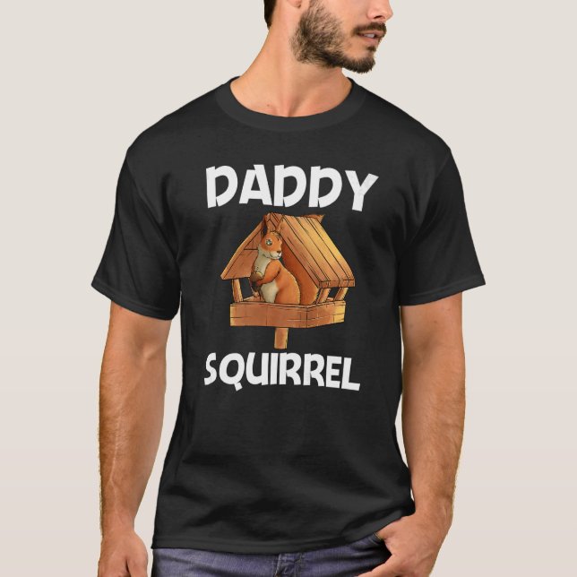 Cool Squirrel For Men Dad Chipmunk Zookeeper Anima T-Shirt (Front)