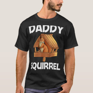 Cool Squirrel For Men Dad Chipmunk Zookeeper Anima T-Shirt