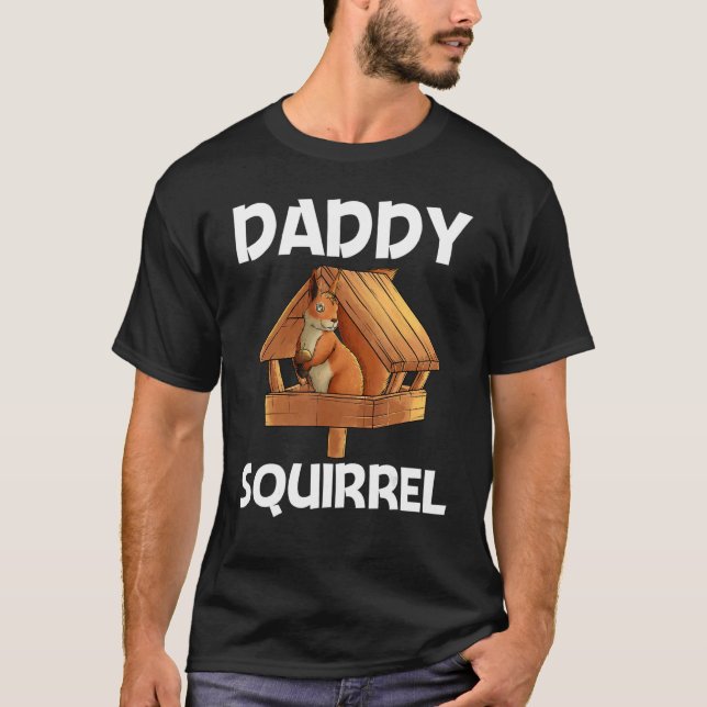 Cool Squirrel For Men Dad Chipmunk Zookeeper Anima T-Shirt (Front)