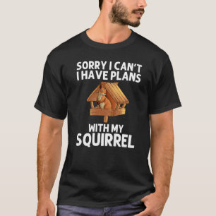 Cool Squirrel For Men Women Chipmunk Zookeeper Ani T-Shirt