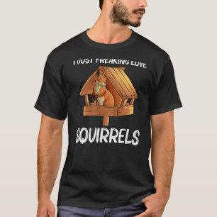 Cool Squirrel For Men Women Chipmunk Zookeeper Ani T-Shirt