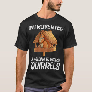 Cool Squirrel For Men Women Chipmunk Zookeeper Ani T-Shirt