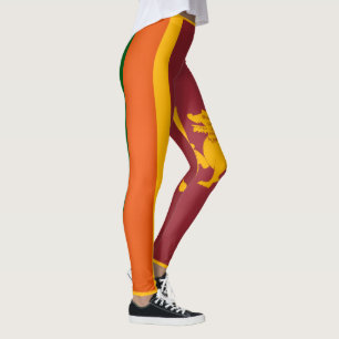 Cool Sri Lanka Flag Fashion Leggings