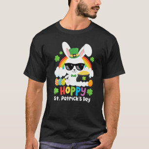 Cool St Patricks Day Easter Bunny St Patricks Day T-Shirt