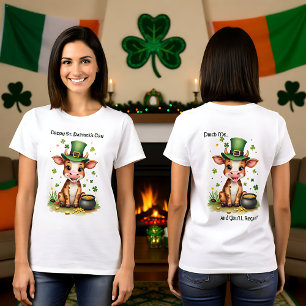 Cool St. Patrick's Day, Udderly Lucky T-Shirt