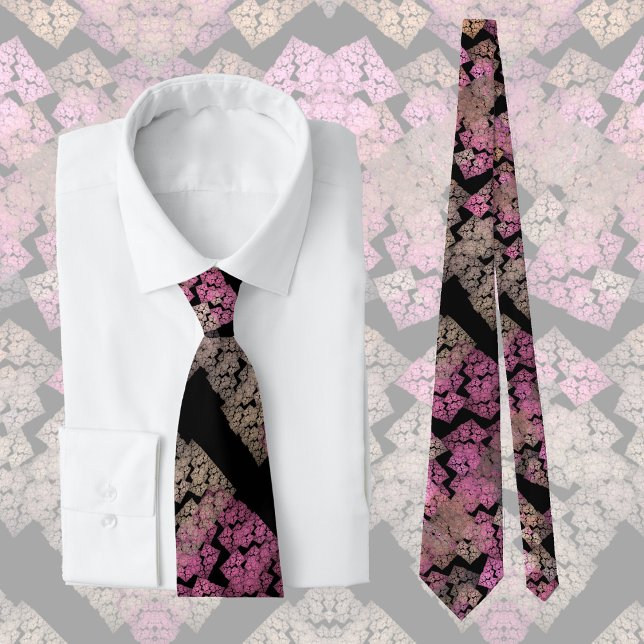 Cool stained glass window - fractal art   tie (Creator Uploaded)